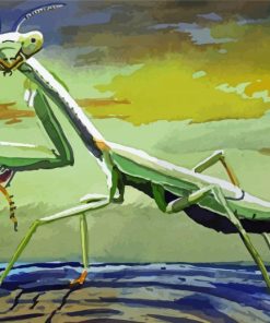 Praying Mantis Art Diamond Paintings