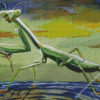 Praying Mantis Art Diamond Paintings