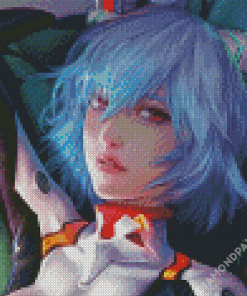 Rei Ayanami Art Diamond Paintings