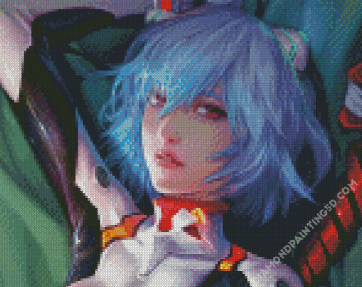 Rei Ayanami Art Diamond Paintings