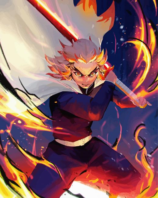 Rengoku Art Diamond Paintings