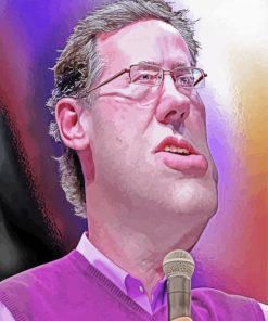 Rick Santorum Caricature Art Diamond Paintings