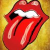 Rolling Stones Logo Diamond Paintings