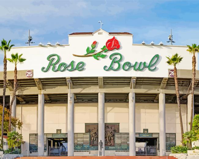 Rose Bowl Stadium Diamond Paintings