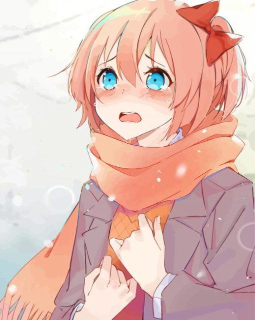 Sayori Crying Diamond Paintings