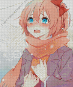 Sayori Crying Diamond Paintings