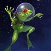 Space Frog Art Diamond Paintings