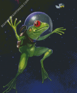 Space Frog Art Diamond Paintings