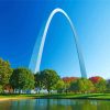 St Louis Arch In Missouri Diamond Paintings