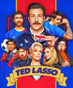 Ted Lasso Serie Poster Diamond Paintings