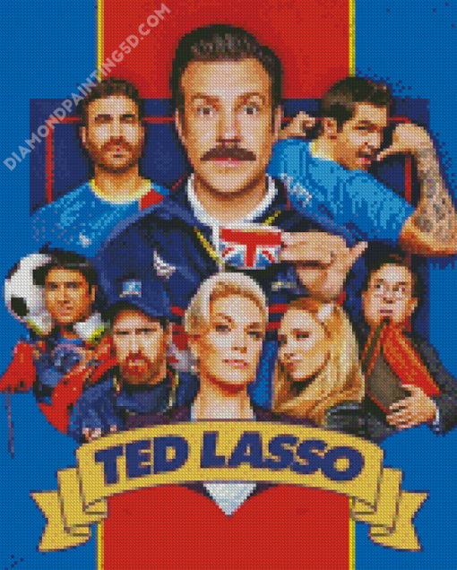 Ted Lasso Serie Poster Diamond Paintings