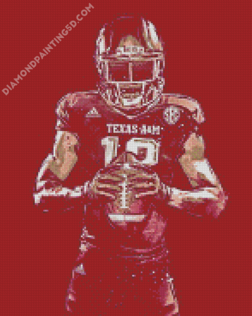 Texas A M Aggies Football Player Art Diamond Paintings