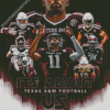 Texas A M Aggies Football Poster Diamond Paintings