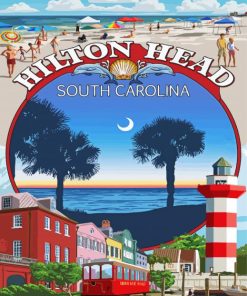 The Hilton Head South Carolina Poster Diamond Paintings