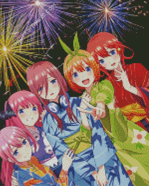 The Quintessential Quintuplets Manga Anime Diamond Paintings