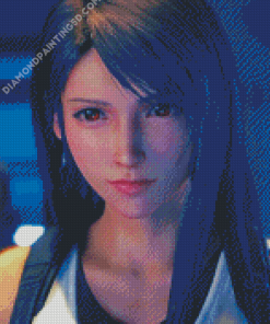 Tifa Lockhart Game Character Diamond Paintings