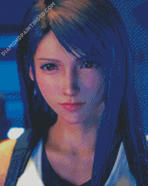 Tifa Lockhart Game Character Diamond Paintings