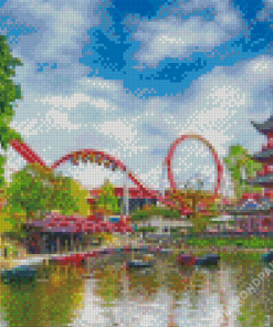 Tivoli Gardens Copenhagen Diamond Paintings