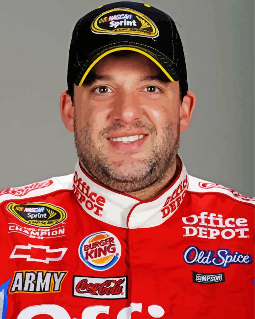 Tony Stewart Racer Diamond Paintings