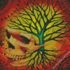 Tribal Skull Tree Diamond Paintings