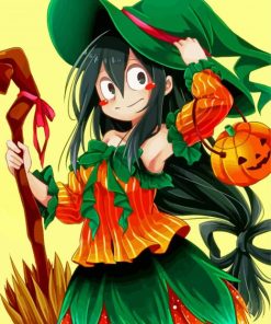 Tsuyu Asui Halloween Diamond Paintings