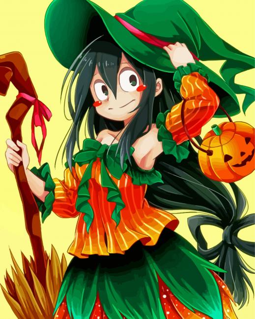 Tsuyu Asui Halloween Diamond Paintings