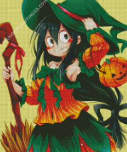 Tsuyu Asui Halloween Diamond Paintings