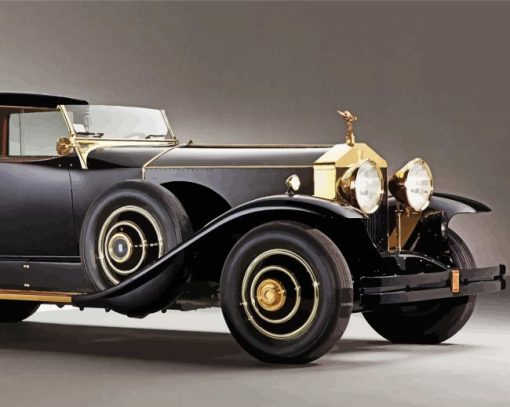 Vintage Rolls Royce Car Diamond Paintings