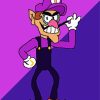 Waluigi Illustration Diamond Paintings