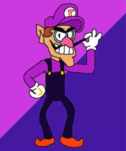 Waluigi Illustration Diamond Paintings