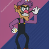 Waluigi Illustration Diamond Paintings