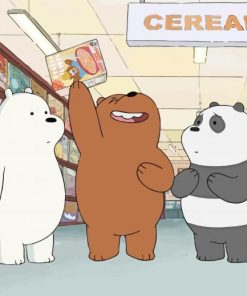 We Bare Bears Characters Diamond Paintings