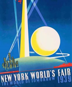 Worlds Fair Poster Diamond Paintings