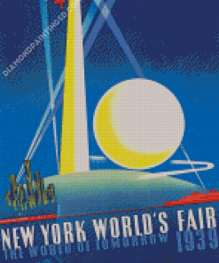 Worlds Fair Poster Diamond Paintings