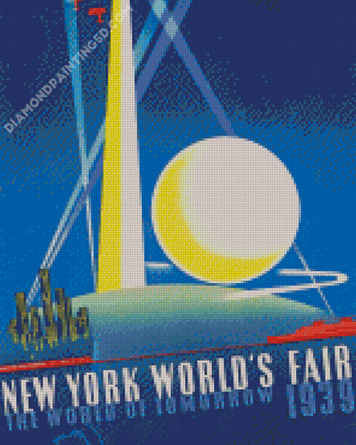 Worlds Fair Poster Diamond Paintings