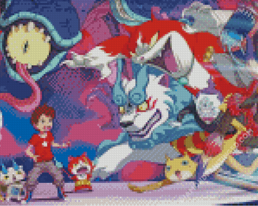 Yo Kai Watch Diamond Paintings