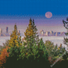 Aesthetic Burnaby Moon Diamond Paintings