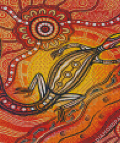 Aesthetic Goanna Diamond Paintings