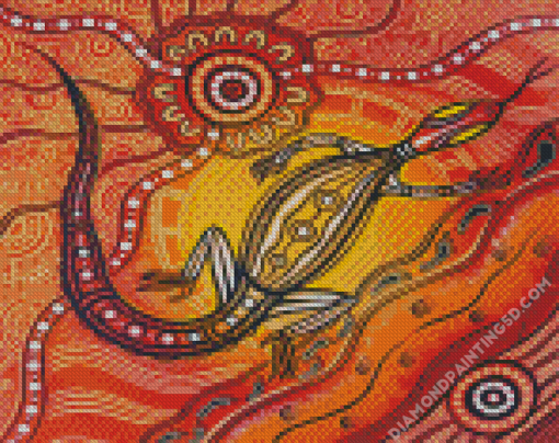 Aesthetic Goanna Diamond Paintings