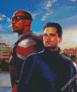 Aesthetic The Falcon And Winter Soldier Diamond Paintings