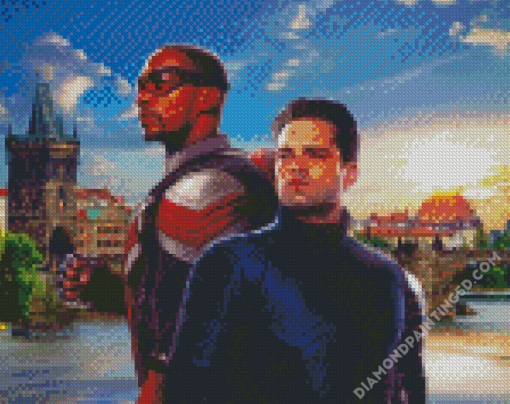 Aesthetic The Falcon And Winter Soldier Diamond Paintings