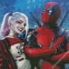 Aesthetic Harley And Deadpool Diamond Paintings