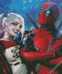 Aesthetic Harley And Deadpool Diamond Paintings