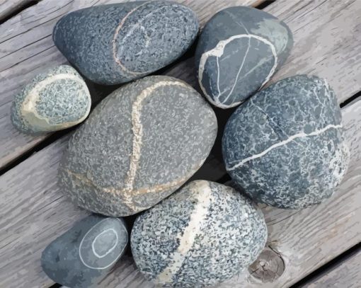 Beach Stones Diamond Paintings