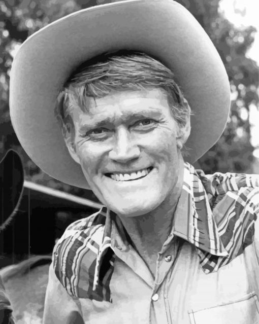 Black And White Chuck Connors Diamond Paintings