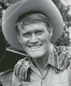 Black And White Chuck Connors Diamond Paintings