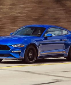 Blue 2018 GT Mustang Diamond Paintings