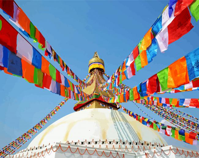 Boudha Stupa Diamond Paintings