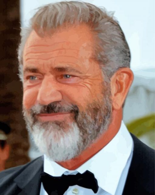 Classy Mel Gibson Diamond Paintings