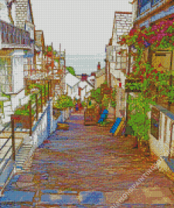 Clovelly England Art Diamond Paintings